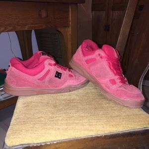 Old school red dc cup sole shoes